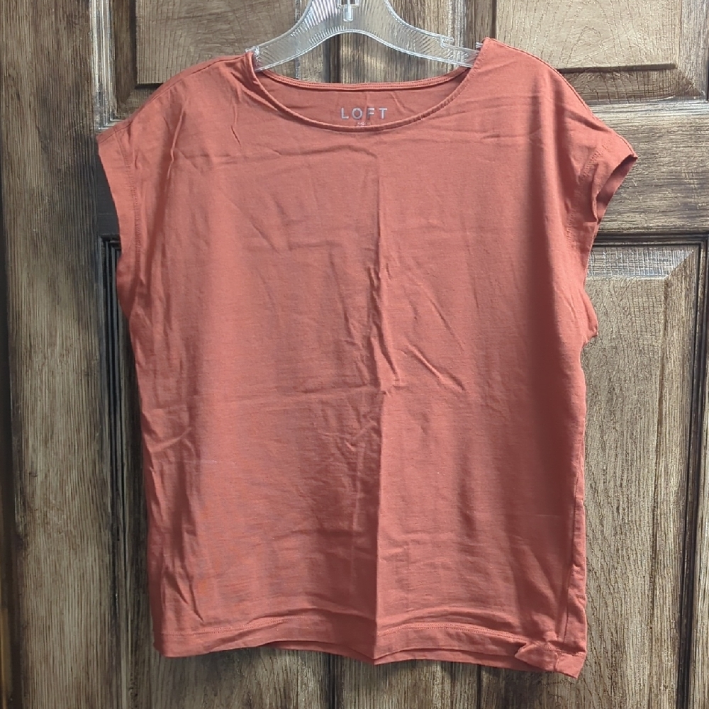 LOFT Women's Terracotta Short Sleeve Tee